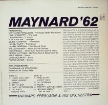 MAYNARD' 62