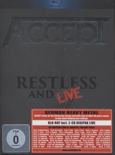 RESTLESS AND LIVE (2CD+BLURAY)