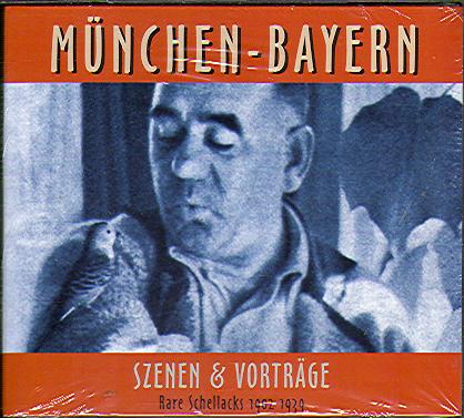 MUNCHEN-BAYERN: SZENEN & VORTRAGE RARE SCHELLACKS 1902-1939