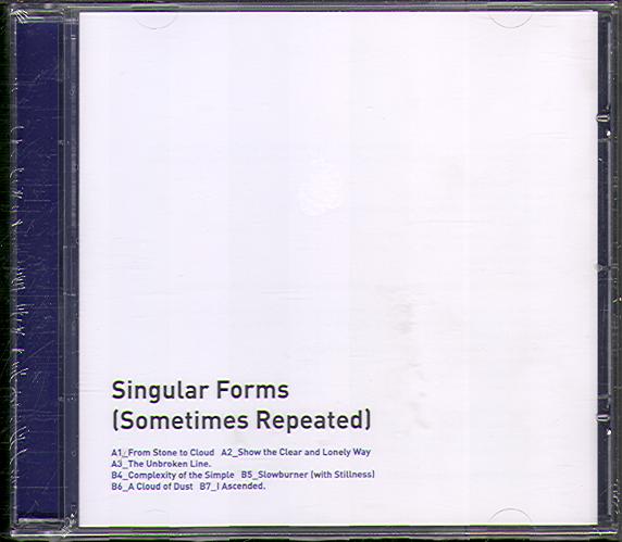 SINGULAR FORMS (SOMETIMES REPEATED)
